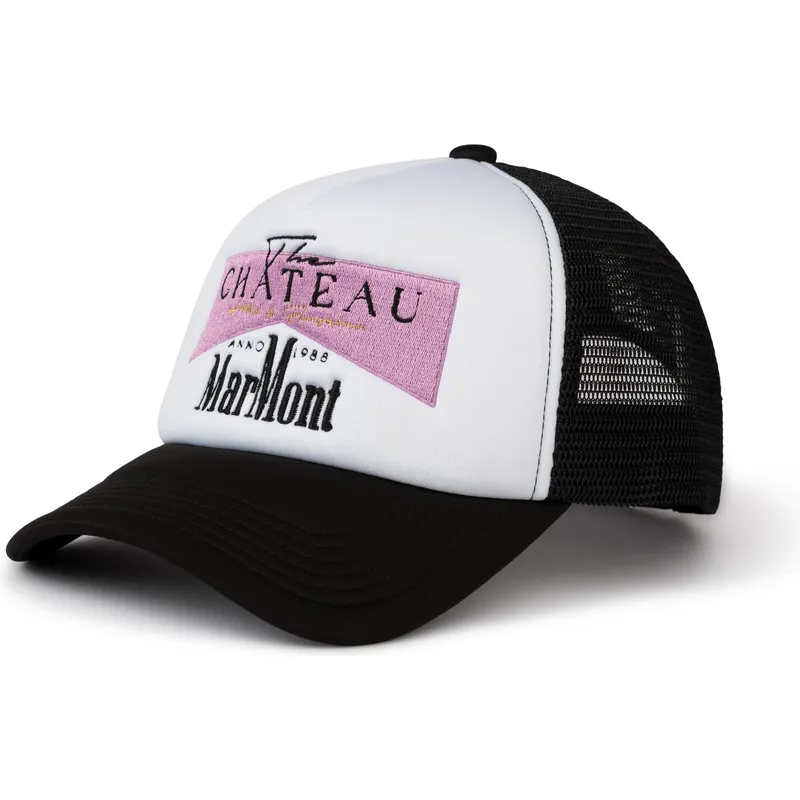 schwarz-weisse-trucker-kappe-marmont-purple-von-pica-pica