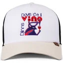 cappellino-trucker-bianco-nero-e-beige-vino-hft-food-di-djinns