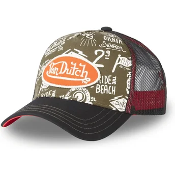 Trucker-Cap grün und schwarz PAT CT von Von Dutch