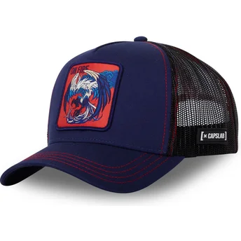 Casquette trucker bleue marine phénix On Fire PH2 Beasts Capslab