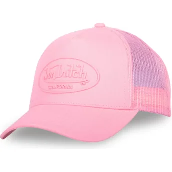 Casquette trucker rose LOG03 Von Dutch