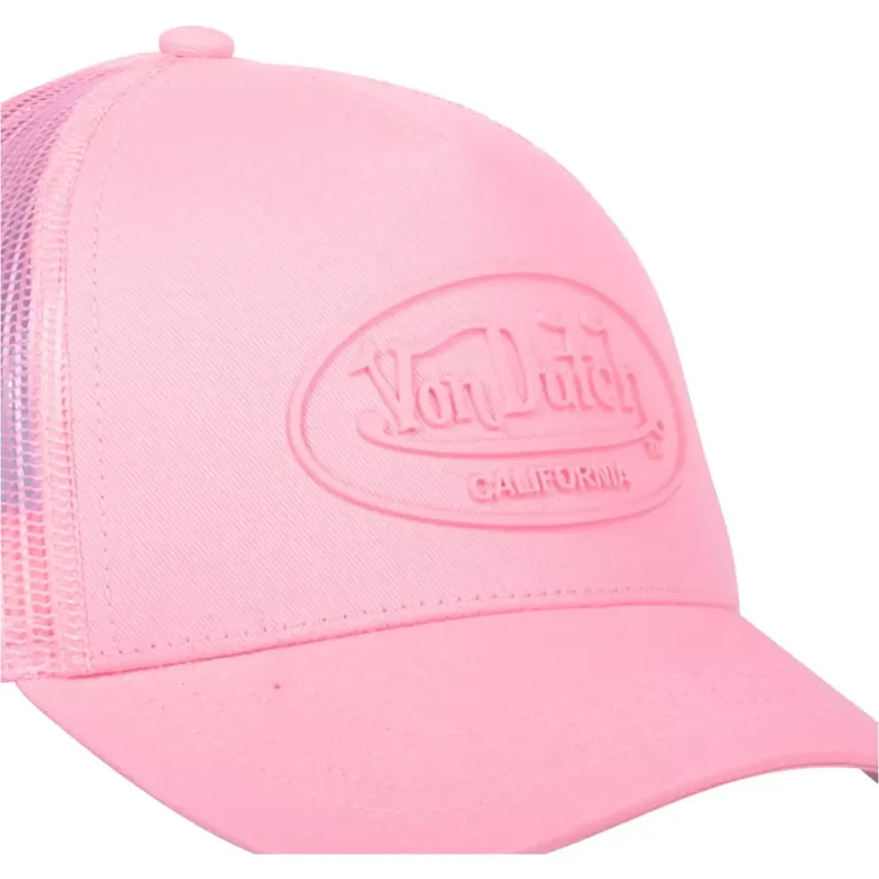 cappellino-trucker-rosa-log03-di-von-dutch