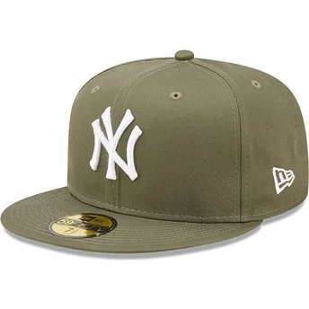Zielona dopasowana czapka z daszkiem 59FIFTY League Essential New York Yankees MLB New Era