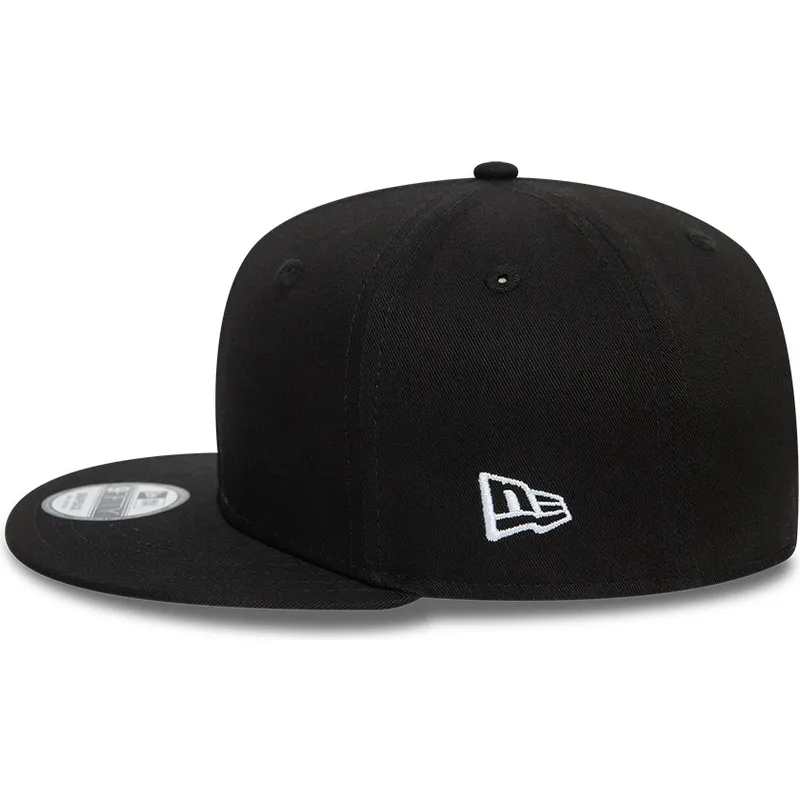 schwarze-flache-snapback-kappe-9fifty-cotton-von-new-era