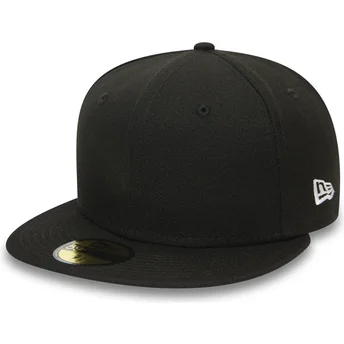 Gorra plana negra ajustada 59FIFTY Essential de New Era