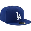 los-angeles-dodgers-mlb-new-era-59fifty-authentic-on-field-game-bla-justerbar-flat-keps