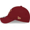 cappellino-visiera-curva-rosso-regolabile-9forty-the-league-di-cleveland-cavaliers-nba-di-new-era