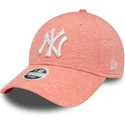 rozowa-regulowana-czapka-z-zakrzywionym-daszkiem-dla-kobiet-9forty-jersey-new-york-yankees-mlb-od-new-era