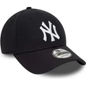 gorra-curva-azul-marino-ajustable-9forty-diamond-era-essential-de-new-york-yankees-mlb-de-new-era