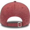 mutzen-gebogen-rot-verstellbares-band-granate-granate-9forty-jersey-essential-der-new-york-yankees-mlb-von-new-era