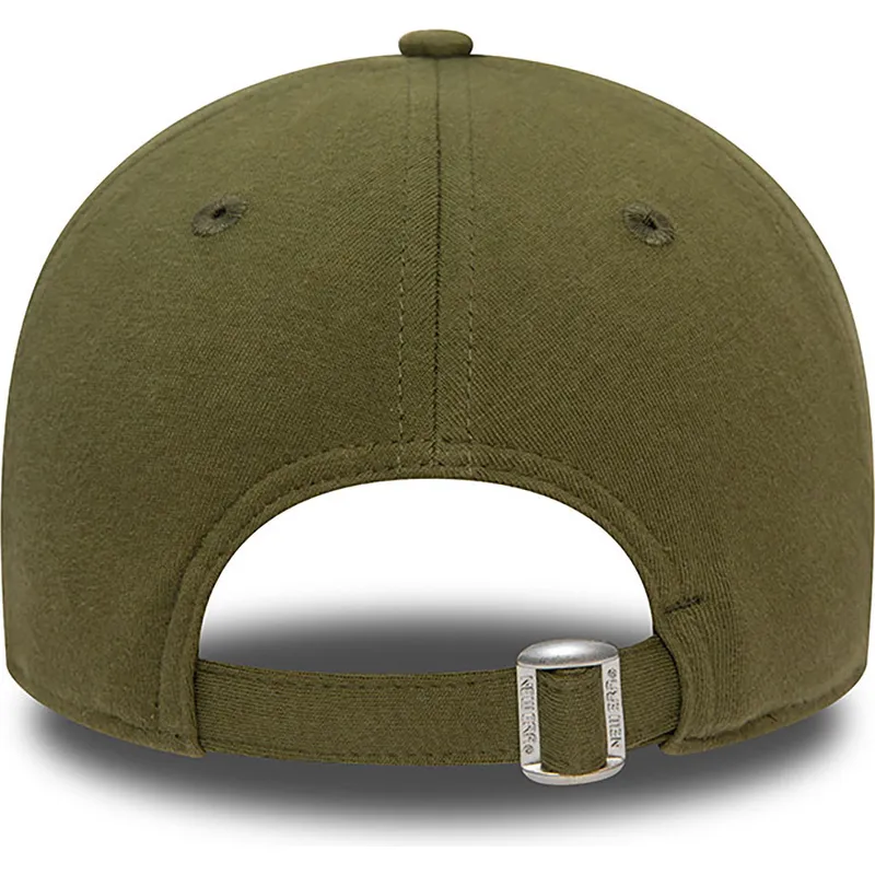 mutzen-gebogen-grun-verstellbares-band-9forty-jersey-essential-der-new-york-yankees-mlb-von-new-era