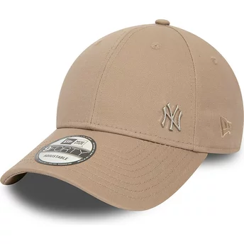 Casquette courbée marron claire ajustable 9FORTY Flawless New York Yankees MLB New Era