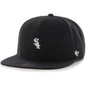 47-brand-flat-brim-chicago-white-sox-mlb-centerfield-snapback-cap-schwarz-
