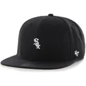 mutzen-flach-schwarz-snapback-der-chicago-white-sox-mlb-von-47-brand