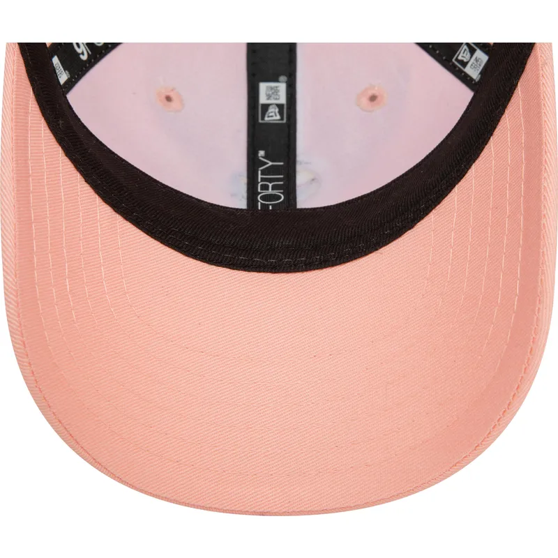 mutzen-gebogen-rosa-verstellbares-band-fur-kinder-9forty-der-piolin-looney-tunes-von-new-era