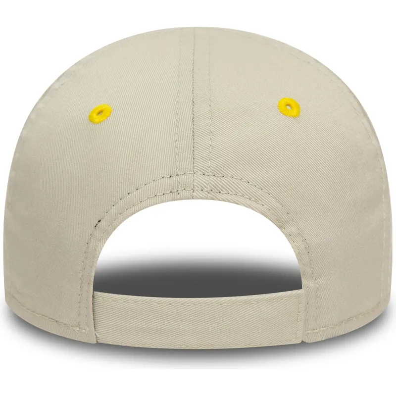 beige-verstellbare-kinderkappe-9forty-character-mit-pinguin-von-new-era