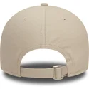 mutzen-gebogen-beige-verstellbares-band-rosa-9forty-league-essential-der-los-angeles-dodgers-mlb-von-new-era