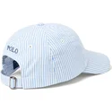 casquette-courbee-bleue-et-blanche-ajustable-cotton-seersucker-polo-ralph-lauren