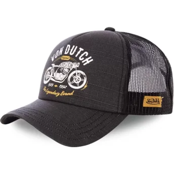 Cappellino trucker nero CREW9 di Von Dutch