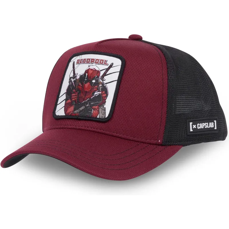 gorra-trucker-vinrod-och-svart-for-barn-deadpool-kidbad1-marvel-comics-fran-capslab