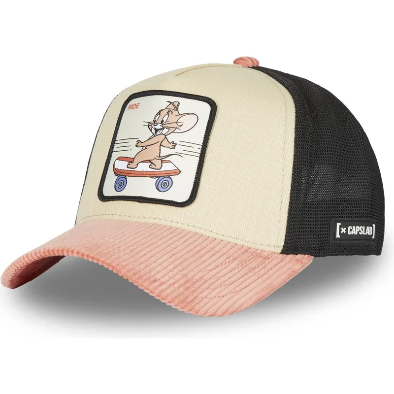 mutzen-gebogen-multicolor-snapback-jerry-looney-tunes-von-capslab