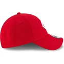rote-verstellbare-curved-cap-9forty-the-league-der-cincinnati-reds-mlb-von-new-era