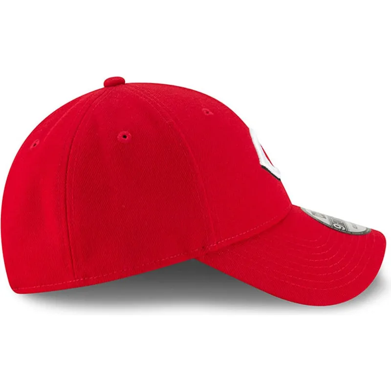 cappellino-visiera-curva-rosso-regolabile-9forty-the-league-di-cincinnati-reds-mlb-di-new-era