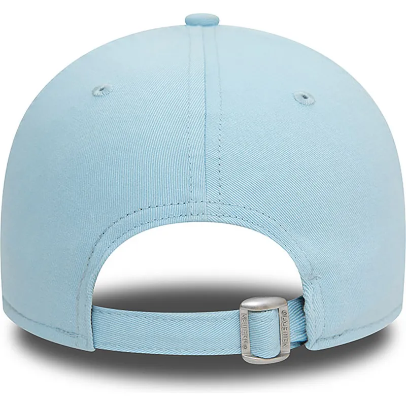 mutzen-gebogen-blau-verstellbares-band-claro-claro-9forty-league-essential-der-los-angeles-dodgers-mlb-von-new-era