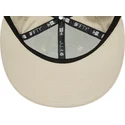 mutzen-flach-beige-snapback-negro-9fifty-league-essential-der-new-york-yankees-mlb-von-new-era