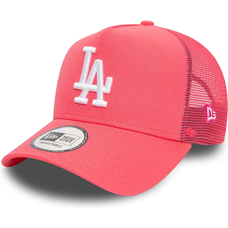 mutzen-gebogen-rosa-snapback-a-frame-league-essential-der-los-angeles-dodgers-mlb-von-new-era mutzen-gebogen-rosa-snapback-a-frame-league-essential-der-los-angeles-dodgers-mlb-von-new-era