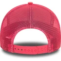 mutzen-gebogen-rosa-snapback-a-frame-league-essential-der-los-angeles-dodgers-mlb-von-new-era