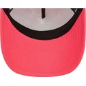 mutzen-gebogen-rosa-snapback-a-frame-league-essential-der-los-angeles-dodgers-mlb-von-new-era