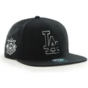 mutzen-flach-schwarz-snapback-der-los-angeles-dodgers-mlb-von-47-brand