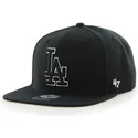 mutzen-flach-schwarz-snapback-der-los-angeles-dodgers-mlb-von-47-brand