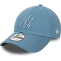 mutzen-gebogen-blau-verstellbares-band-9forty-seasonal-infill-der-new-york-yankees-mlb-von-new-era