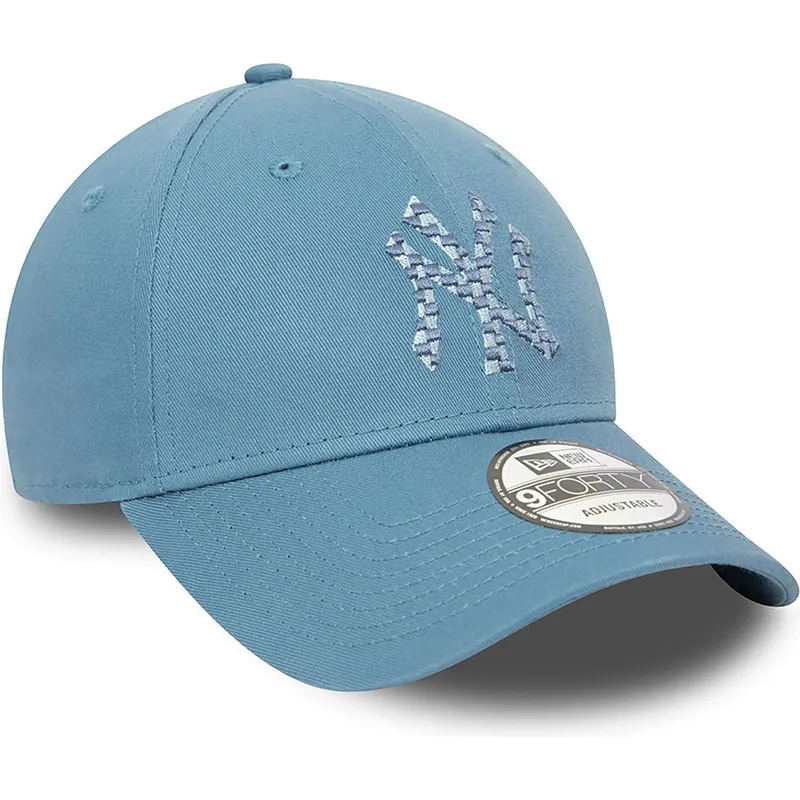 mutzen-gebogen-blau-verstellbares-band-9forty-seasonal-infill-der-new-york-yankees-mlb-von-new-era