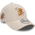 gorra-curva-beige-ajustable-9forty-repreve-basketball-pizza-de-new-era