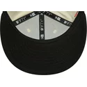 casquette-plate-beige-et-noire-snapback-9fifty-logo-chicago-bulls-nba-new-era