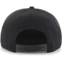 47-brand-flat-brim-schwarzes-logo-new-york-yankees-mlb-sure-shot-snapback-cap-schwarz-