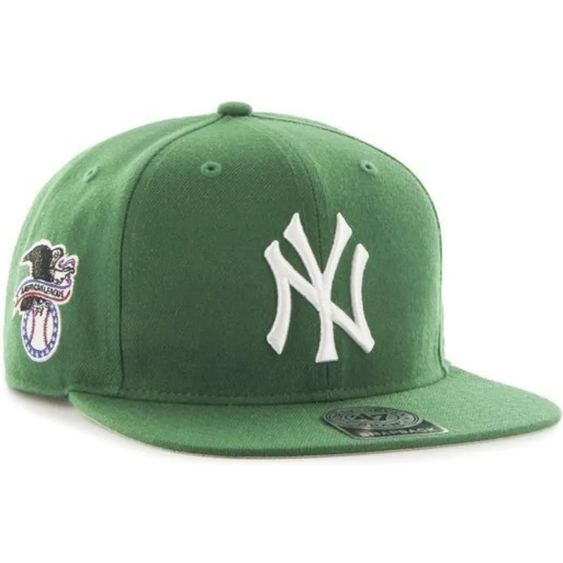 mutzen-flach-grun-snapback-der-new-york-yankees-mlb-von-47-brand mutzen-flach-grun-snapback-der-new-york-yankees-mlb-von-47-brand