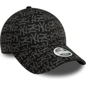 gorra-curva-negra-ajustable-para-mujer-9forty-monogram-de-new-york-yankees-mlb-de-new-era