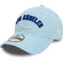 cappellino-curvo-blu-regolabile-9twenty-wordmark-dei-los-angeles-dodgers-mlb-di-new-era