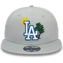 mutzen-flach-grau-snapback-9fifty-summer-icon-der-los-angeles-dodgers-mlb-von-new-era