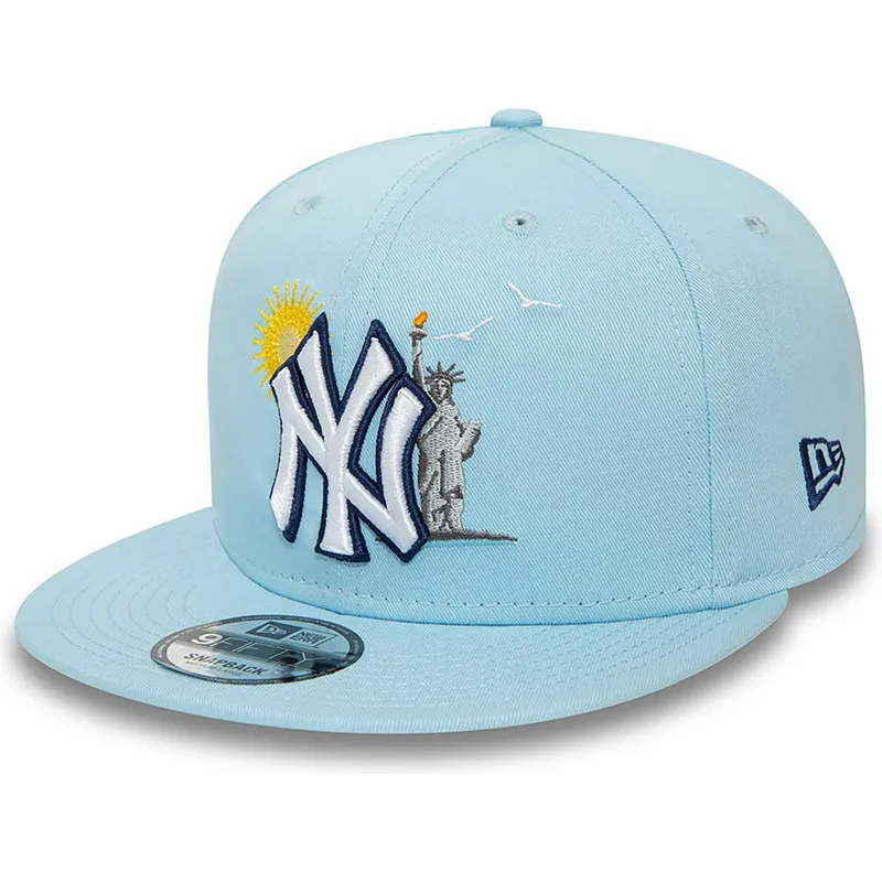 mutzen-flach-blau-snapback-claro-9fifty-summer-icon-der-new-york-yankees-mlb-von-new-era