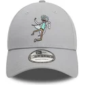 gorra-curva-gris-ajustable-9forty-character-de-rick-sanchez-rick-y-morty-de-new-era