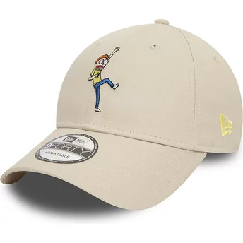 Casquette courbée beige ajustable 9FORTY Character Morty Smith Rick et Morty New Era