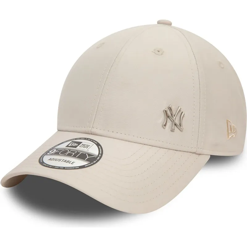 beige-justerbar-bojd-keps-9forty-flawless-new-york-yankees-mlb-fran-new-era