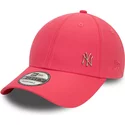 casquette-courbee-rose-ajustable-9forty-flawless-new-york-yankees-mlb-new-era