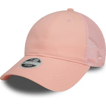 Gorra trucker rosa ajustable para mujer 9TWENTY de New Era