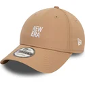 casquette-courbee-marron-ajustable-9forty-new-era